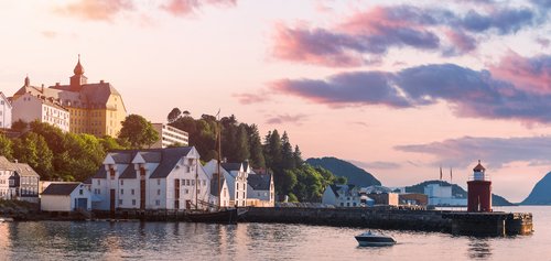 Ålesund is considered Norway's prettiest city, and rightfully so.